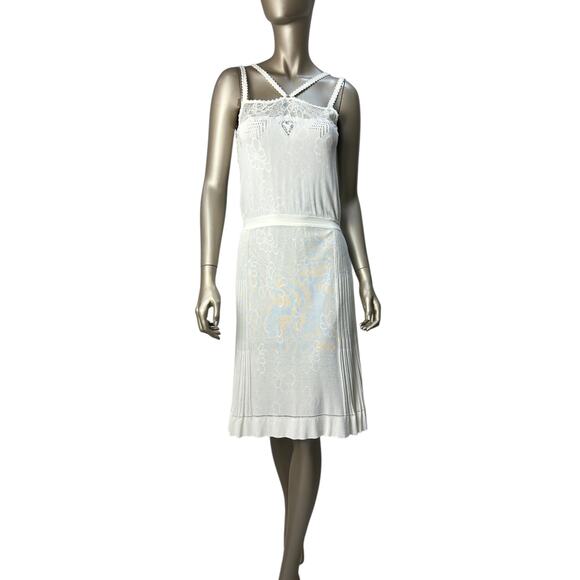 Chanel Lace-trimmed Slip Dress  Sz.38 - Picture 1 of 6